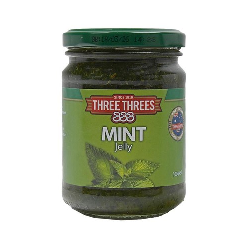 Three threes mint jelly - three,