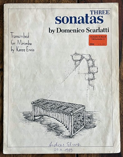 Three sonatas domenico - v.,