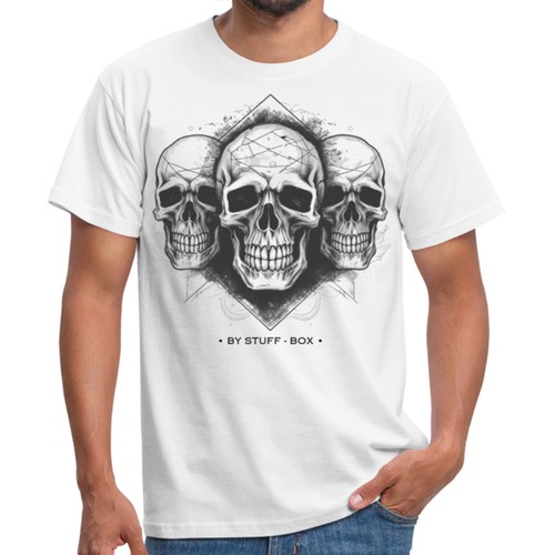 Stuff box three skulls - stuff-box, shirt