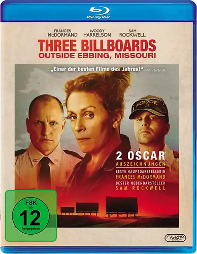 Three billboards outside - three,