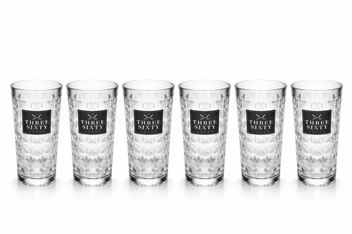 Three sixty vodka - three,
