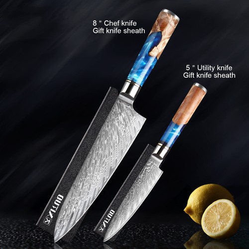 Santoku damastmesser kitchen - damastmesser, /
