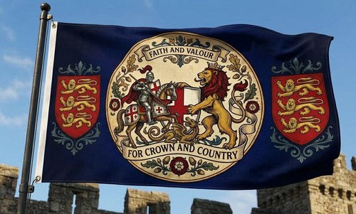 England heraldic george - st.,