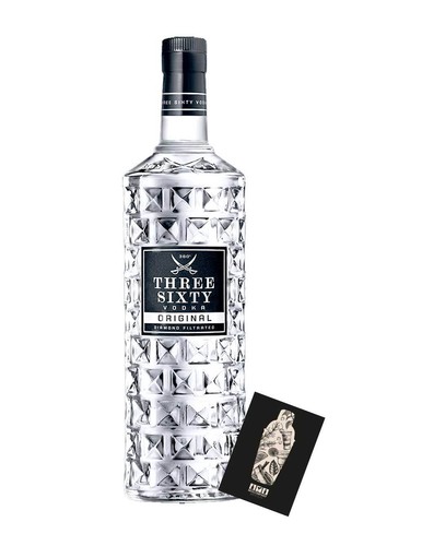 Three sixty original vodka - three,